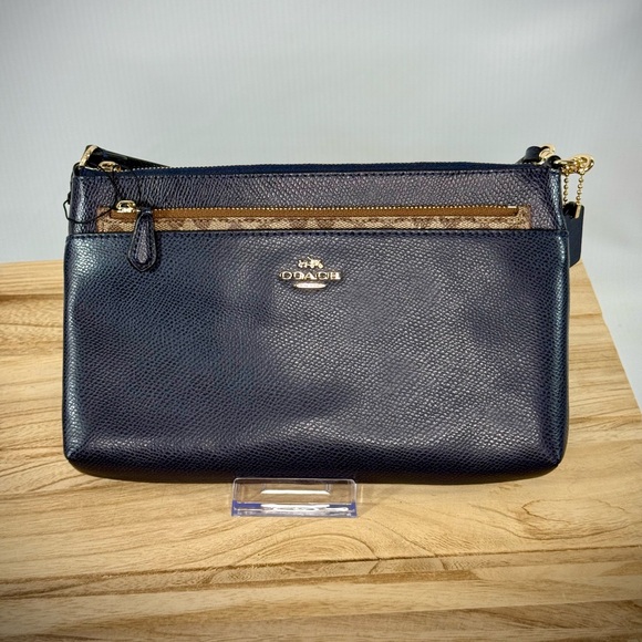 Coach Handbags - Coach East/West Bag With Pop Up Signature Print Pouch